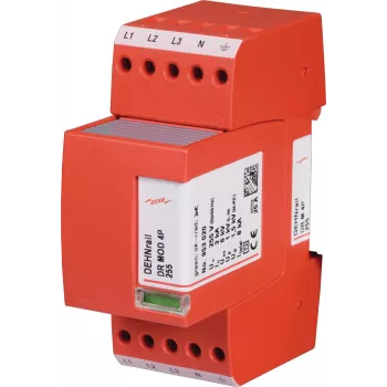 DEHNrail DR M 4P 255 Tipo 2 para-raios 4 polos 255V 953400