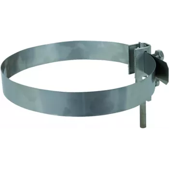 DEHN 540200 abraçadeira de fita em aço inoxidável com arruelas dentadas para ligação equipotencial, DN 15-50