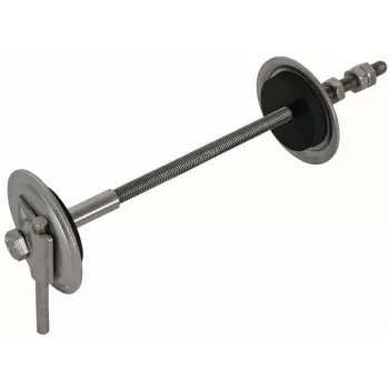 DEHN passagem de ligação à terra/parede 478450, espessura de parede 500-700 mm, comprimento 720 mm, aço inoxidável