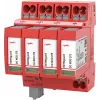 DEHN DEHNguard MP TNS 275 FM Tipo 2 para-raios de sobretensão, 4 polos, 275V, 40kA, calha DIN 942405