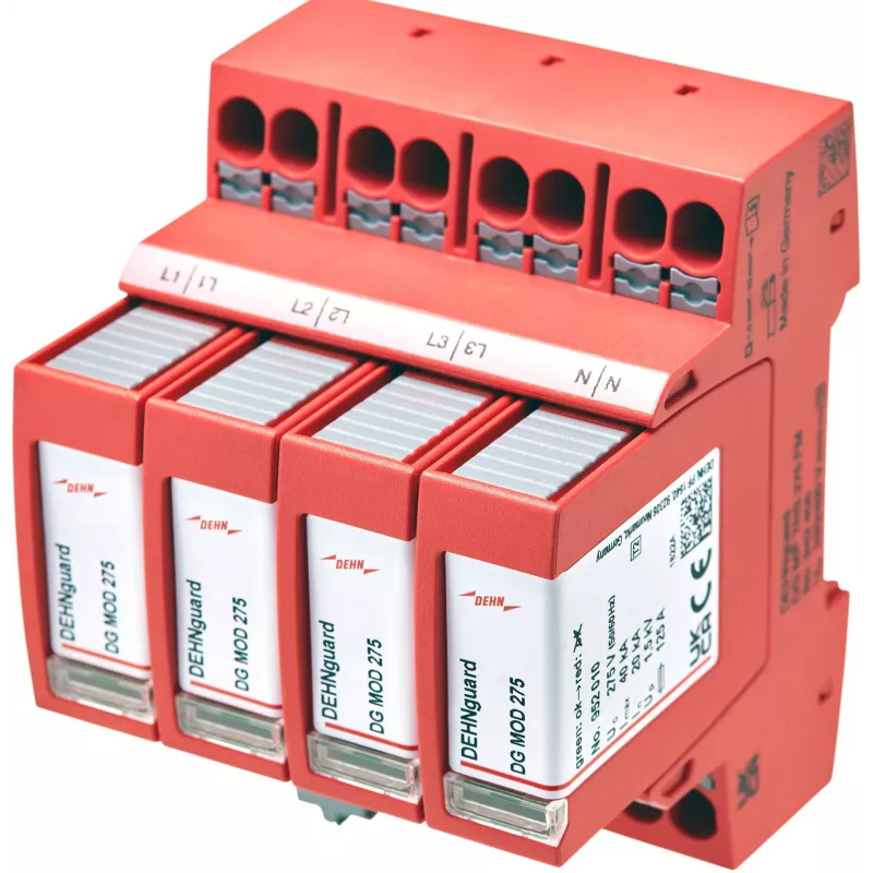 DEHN DG MP TT 275 dispositivo de proteção contra sobretensões Type 2 3+1 (942310)
