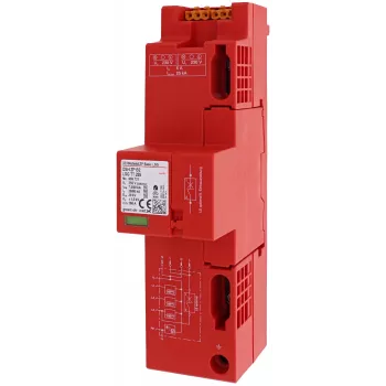 DEHN DSH ZP B2 LSG TT 255 Type 1+2 para-raios combinado 4 polos 255V 909731
