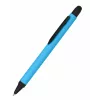 ONLINE SCHREIBGERÄTE ALU Stylus esferográfica azul, mecanismo rotativo, ponta média, stylus integrado para ecrãs táteis capacitivos 32118/3D