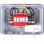 DEHN DCU 2 YPV 1100 2M 1S dispositivo de proteção contra sobretensões Tipo 2 para instalações fotovoltaicas, 2 MPPT, 1 string por MPPT, 1100 V DC, caixa IP65 900921
