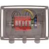 DEHN DCU 2 YPV 1100 2M 1S dispositivo de proteção contra sobretensões Tipo 2 para instalações fotovoltaicas, 2 MPPT, 1 string por MPPT, 1100 V DC, caixa IP65 900921