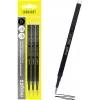 ONLINE magiXX recarga de caneta de gel preta 0,7 mm, pack de 3 40161/3