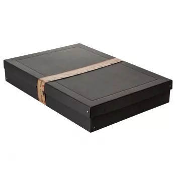 FALKEN PURE caixa de arrumação 27,0 l preta 44,0 x 62,0 x 10,0 cm, 1 unid. 22001768000F