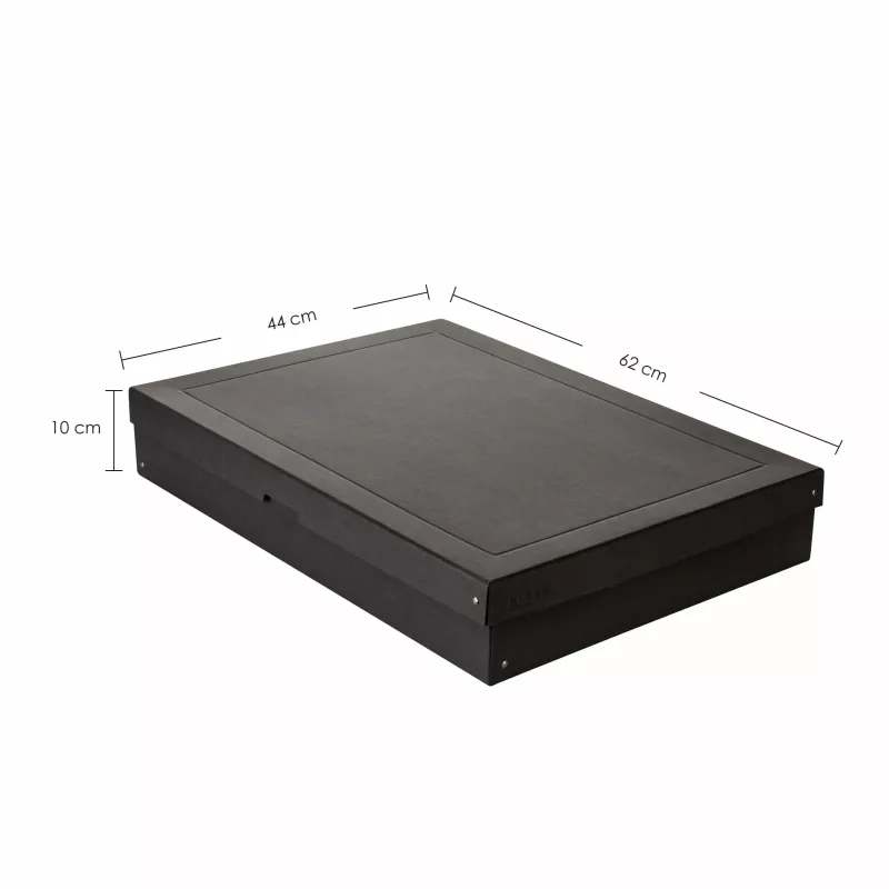 FALKEN PURE caixa de arrumação 27,0 l preta 44,0 x 62,0 x 10,0 cm, 1 unid. 22001768000F