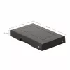 FALKEN PURE ficheiro A6 horizontal, 310 fichas, preto 22001728000F
