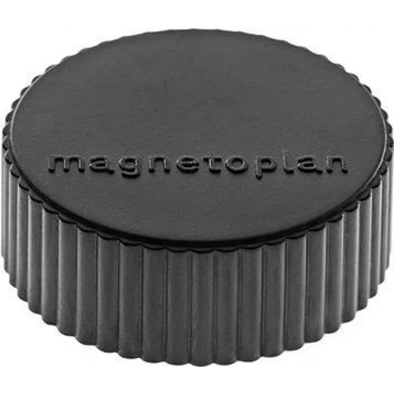 magnetoplan íman redondo Discofix magnum, preto com ferrite maciça, força de aderência aprox. 2,0 kg (1660012)