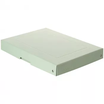 FALKEN PURE caixa de arrumação 500 folhas verde-pastel 24,0 x 32,0 x 4,0 cm, 1 unid. (22001904000F)