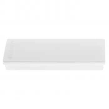 Magnetoplan 1665100 íman retangular, núcleo maciço de ferrite, força de retenção aprox. 1,3 kg, branco