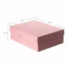 Caixa de arrumação FALKEN PURE 1250 folhas rosa pastel 24,0 x 32,0 x 10,0 cm 22001888000F