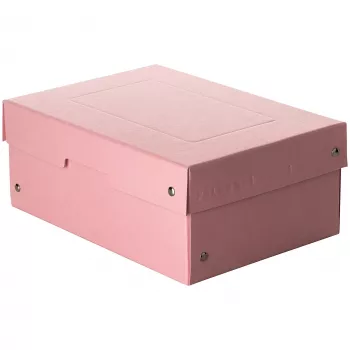 Caixa de arquivo FALKEN PURE 1250 folhas rosa pastel 18,0 x 25,0 x 10,0 cm, 1 unid. 22001896000F
