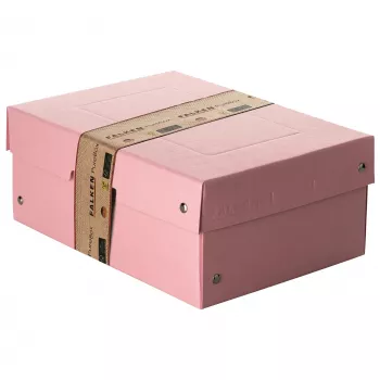 Caixa de arquivo FALKEN PURE 1250 folhas rosa pastel 18,0 x 25,0 x 10,0 cm, 1 unid. 22001896000F