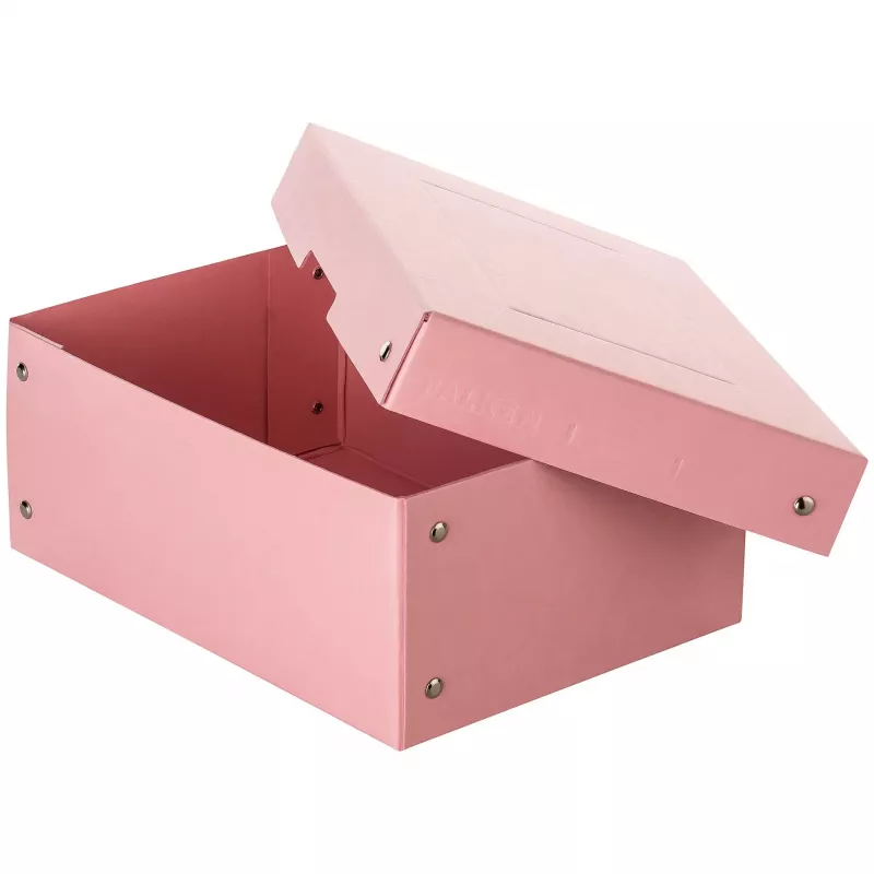 Caixa de arquivo FALKEN PURE 1250 folhas rosa pastel 18,0 x 25,0 x 10,0 cm, 1 unid. 22001896000F