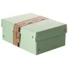 Caixa de arrumação FALKEN PURE 1250 folhas verde pastel 18 x 25 x 10 cm 22001920000F