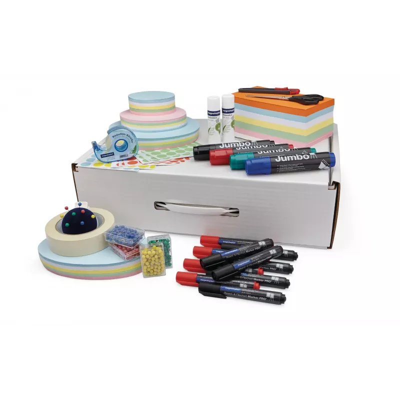 Conjunto básico MAGNETOPLAN HOLTZ Trainer, mala de cartão com 2.800 peças, idêntico à mala de moderação 11115 (11000)