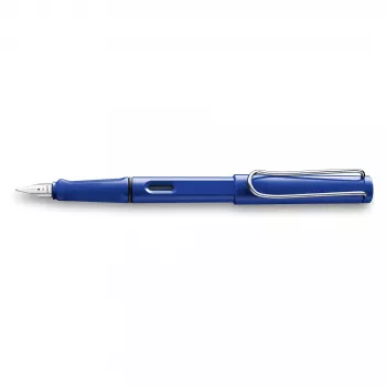 Caneta de tinta permanente LAMY Safari azul pena fina 1210491