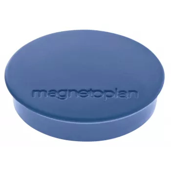Íman redondo MAGNETOPLAN HOLTZ Discofix Standard, azul-escuro, ferrite maciça, 0,7 kg força de aderência, 10 unid. (1664214)