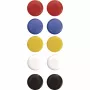 Ímanes de sinalização Magnetoplan 20 mm, 10 unid., várias cores (vermelho, azul, amarelo, verde, branco) 16662