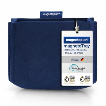 Porta-canetas magnetoplan magnetoTray big MAGNETOPLAN HOLTZ 1227714 azul
