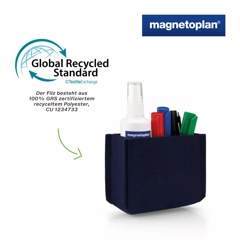Porta-canetas magnetoplan magnetoTray big MAGNETOPLAN HOLTZ 1227714 azul