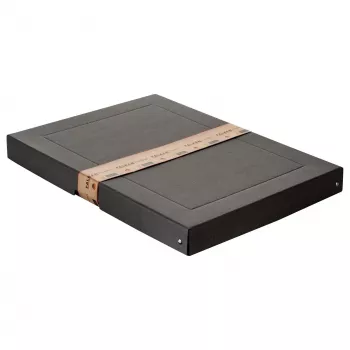 Caixa de arquivo de documentos FALKEN PURE 500 folhas preta 32,0 x 44,0 x 4,0 cm 22001680000F
