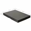 Caixa de arquivo de documentos FALKEN PURE 500 folhas preta 32,0 x 44,0 x 4,0 cm 22001680000F