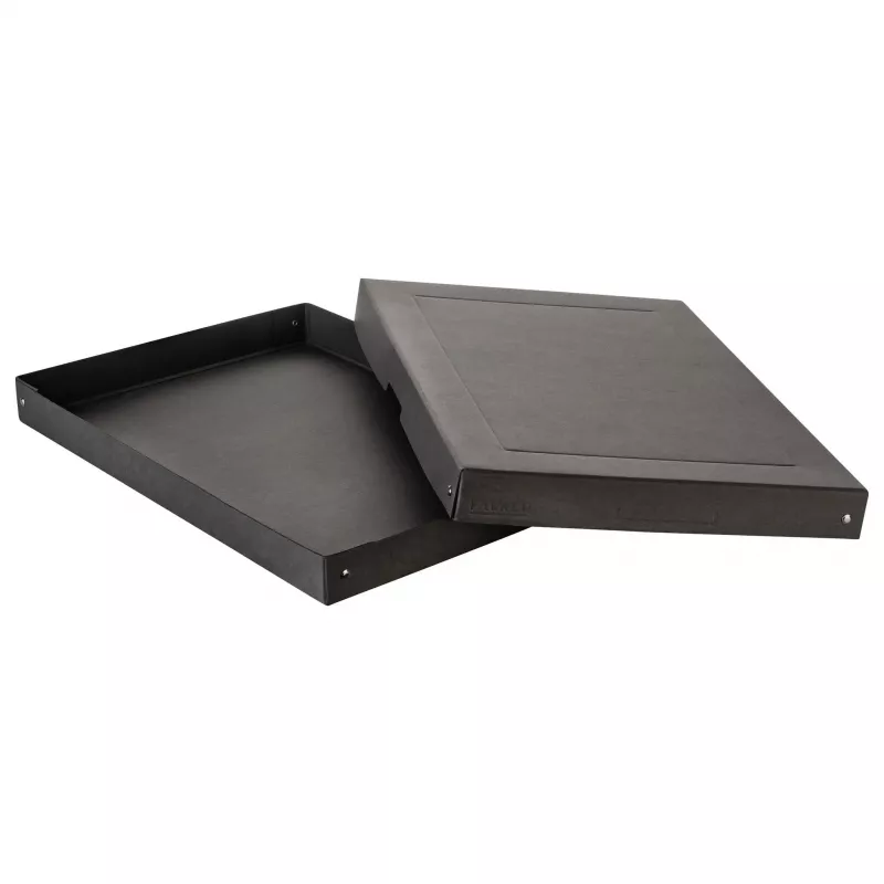 Caixa de arquivo de documentos FALKEN PURE 500 folhas preta 32,0 x 44,0 x 4,0 cm 22001680000F