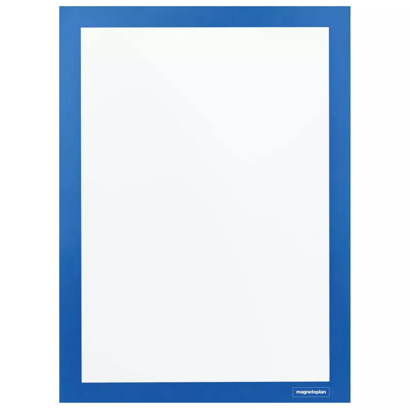 Moldura informativa autoadesiva de dupla face magnetofix A4 azul MAGNETOPLAN HOLTZ 1131903