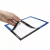 Moldura informativa autoadesiva de dupla face magnetofix A4 azul MAGNETOPLAN HOLTZ 1131903