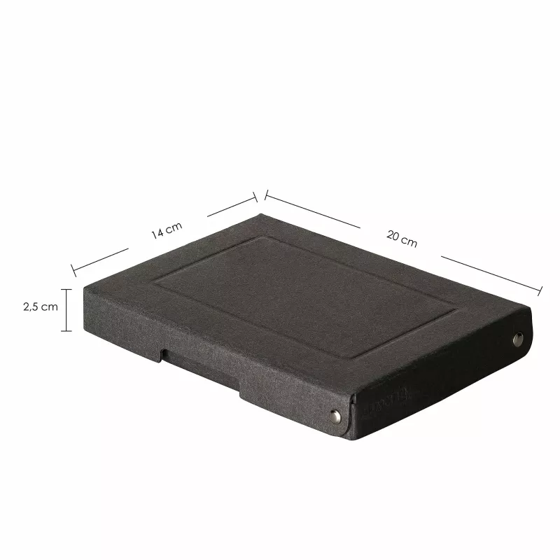 Caixa de arquivo FALKEN PURE 190x130 mm preta 310 folhas 22001760000F