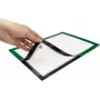 Moldura informativa magnetofix MAGNETOPLAN HOLTZ DIN A4, verde, dobrável, dupla face, autoadesiva 1131905