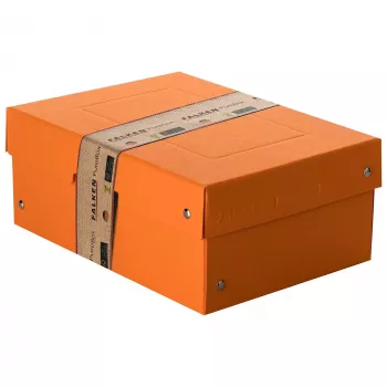 Caixa de arquivo FALKEN PURE 1250 folhas laranja-pastel 18,0 x 25,0 x 10,0 cm, 1 unid. (22001848000F)