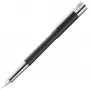 Caneta de tinta permanente LAMY scala preta aparo médio (1224113)