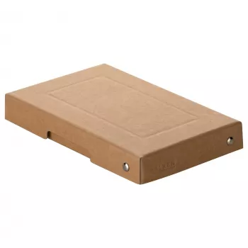 Caixa de arquivo FALKEN PURE 310 folhas castanho-natural 12,0 x 18,5 x 2,5 cm, 1 unid. 22001824000F