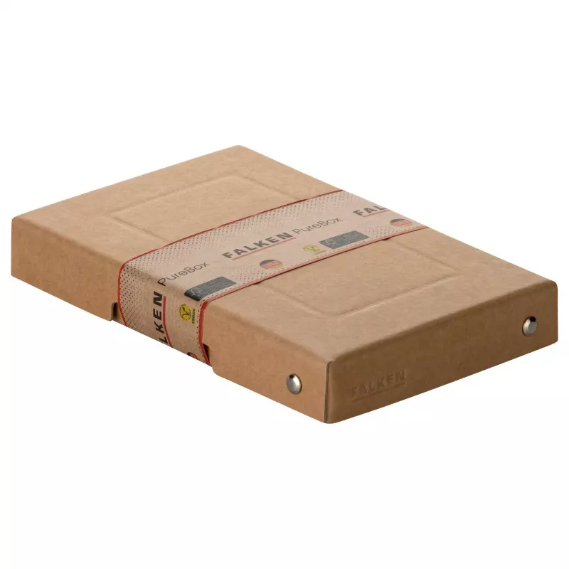 Caixa de arquivo FALKEN PURE 310 folhas castanho-natural 12,0 x 18,5 x 2,5 cm, 1 unid. 22001824000F