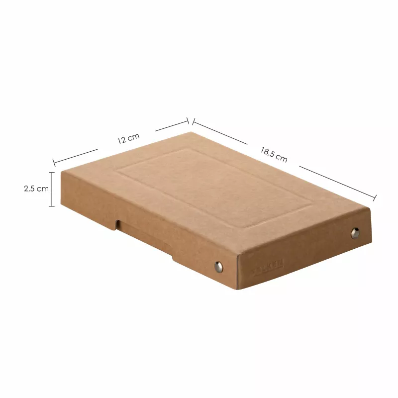 Caixa de arquivo FALKEN PURE 310 folhas castanho-natural 12,0 x 18,5 x 2,5 cm, 1 unid. 22001824000F