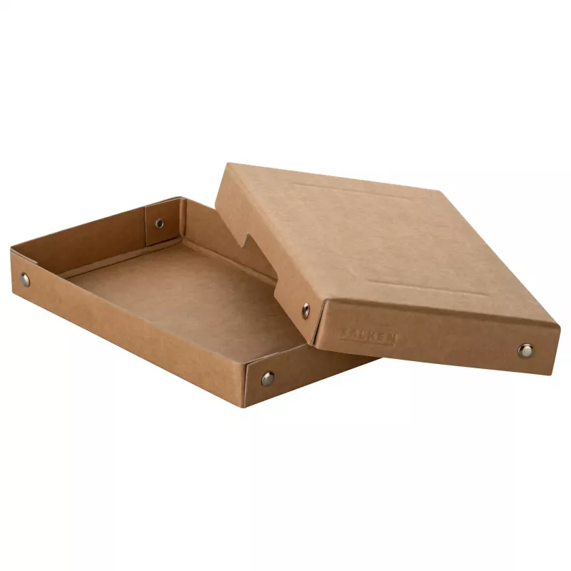 Caixa de arquivo FALKEN PURE 310 folhas castanho-natural 12,0 x 18,5 x 2,5 cm, 1 unid. 22001824000F