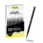 ONLINE magiXX recarga de caneta de gel preta 0,7 mm 12 unidades (40168)