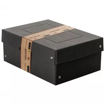 FALKEN PURE caixa de arrumação 4,5 l preta 18,0 x 25,0 x 10,0 cm, 1 unid. (22001720000F)