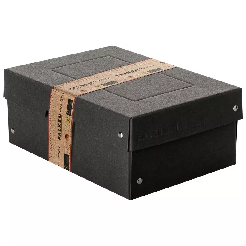 FALKEN PURE caixa de arrumação 4,5 l preta 18,0 x 25,0 x 10,0 cm, 1 unid. (22001720000F)