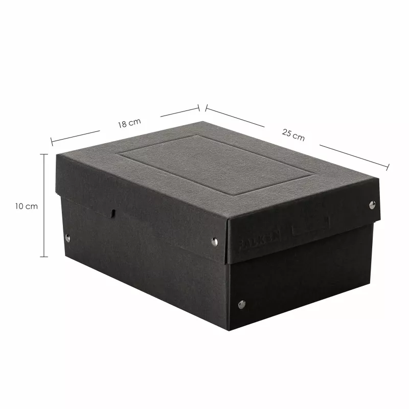FALKEN PURE caixa de arrumação 4,5 l preta 18,0 x 25,0 x 10,0 cm, 1 unid. (22001720000F)