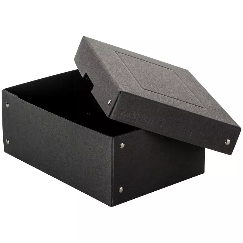 FALKEN PURE caixa de arrumação 4,5 l preta 18,0 x 25,0 x 10,0 cm, 1 unid. (22001720000F)