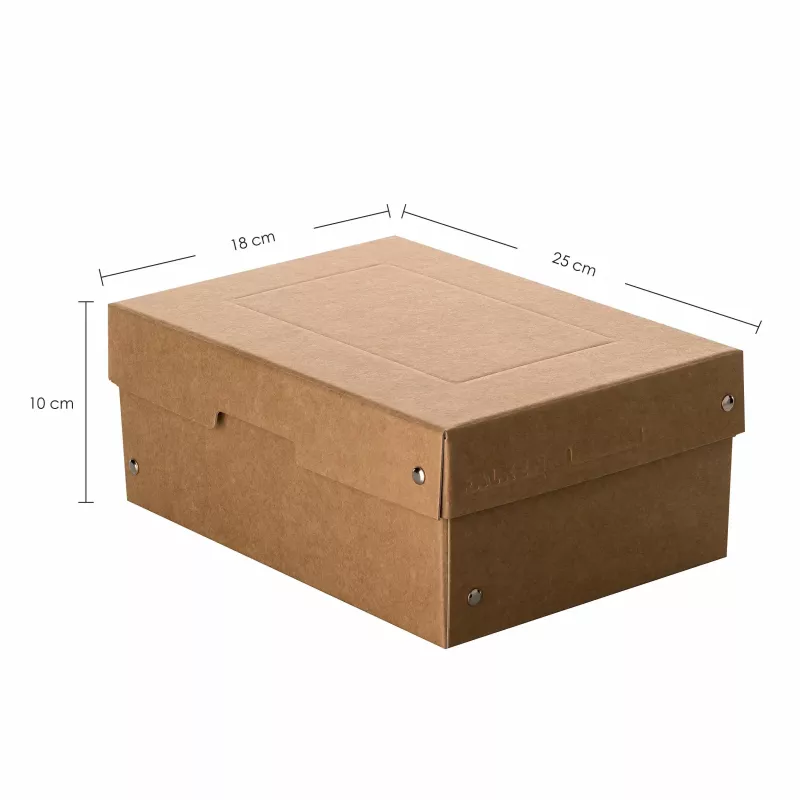 Caixa de armazenamento FALKEN PURE 4,5 l castanho 18,0 x 25,0 x 10,0 cm, 1 unid. (22001816000F)