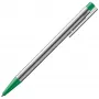 Caneta de esferográfica LAMY Logo, laca verde mate, corpo em aço inoxidável, mina M16 azul 1228040