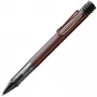 Caneta de esferográfica LAMY Lx castanho anel decorativo dourado tinta preta 1234047