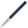 Caneta de esferográfica LAMY noto 283 azul-noite prateado mecanismo de pressão 0,5 mm 25197