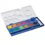 Caixa de aguarelas LAMY aquaplus, 12 cores brilhantes, estojo azul 1222610